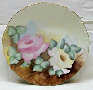 【送料無料】キッチン用品・食器・調理器具・陶器　ヴィンテージリモージュフランスプレート優れた条件レアルゴールドトリムVintage T&V Limoges France Plate (9-1/4) Excellent Condition Real Gold Trim