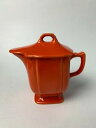 yzLb`piEHEE@Dꂽ󏭃Be[Wbhz[}[tVbvsb`[ӂtExcellent Rare Vintage Red Homer Laughlin Syrup Pitcher With Lid