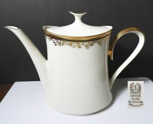 ̵ۥåʡĴƫΥåץҡݥåȥƥݥåȡʼߥLenox ECLIPSE Coffee Pot/Teapot, 1st Quality, Mint !
