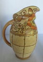 yzLb`piEHEE@傫ȃo[Y[EFAAV[bgE[wbhEgXEp^[EA[EfREWOBLarge Bursley Ware, Charlotte Rhead Trellis Pattern Art Deco jug.