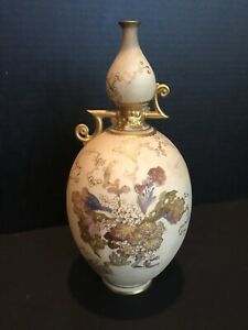 楽天hokushin【送料無料】キッチン用品・食器・調理器具・陶器　華やかな世紀ロイヤルクラウンダービーダブルハンドル花瓶Ornate 19th Century Royal Crown Derby 10 1/2 Double Handled Vase