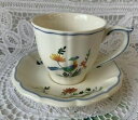 yzLb`piEHEE@?WGEIC][EhEpfBXEtbgJbvƃ\[T[Zbg? Gien OISEAUX DE PARADIS Flat Cup and Saucer Set