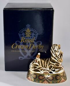 ̵ۥåʡĴƫȢ륯饦ӡڡѡȥͥ㡼ǥϥåRare Boxed Royal Crown Derby Paperweight ZEBRA Signature Edition for Harrod's