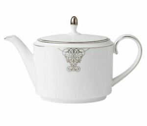 ̵ۥåʡĴƫåɥ٥󥤥ڥꥢ륹ƥݥåȥդWedgwood Vera Wang Imperial Scroll Teapot 1.4 Pts # 50109505608 New with Tag