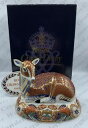 yzLb`piEHEE@CNE_[r[啶{bNXS[hXgbp[Royal Crown Derby Deer Large Paperweight - Boxed - Gold Stopper