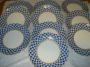 yzLb`piEHEE@m\tRoglbgZbgAfU[g܂̓T_v[gAVASet of 10 Lomonosov Cobalt Net, Dessert or Salad plates, 7 6/8 Made in Russia