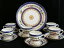 ̵ۥåʡĴƫƥݡȥ󥰥ɥåȥå߹äϥɥ륽ץ졼ANTIQUE COALPORT ENGLAND 6/21 SET 6 CUPS ENTWINED HANDLE SAUCERS CAKE PLATE