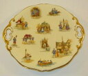 yzLb`piEHEE@Be[WCEBgOEFChÂpsP[LT[rOv[gNVintage Royal Winton Grimwades Old English Markets Cake Serving Plate 1950's VGC