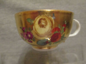 ̵ۥåʡĴƫޥ󼧴ݥ륱졼̡ݥ를󥮥ȥեƥåסǯMeissen Porcelain, Porcelaine, Porzellan? Gilt Floral Tea Cup, 1770's