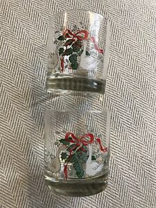 【送料無料】キッチン用品・食器・調理器具・陶器　国際マーマレードクリスマスグラスセットInternational Marmalade Christmas Glasses　Set of 2 EUC