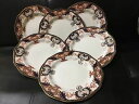 【送料無料】キッチン用品・食器・調理器具・陶器　ロイヤルクラウンダービーアンティークディナープレートパターン6X ROYAL CROWN DERBY 'Antique Dinner Plates Pattern 3615' C1906