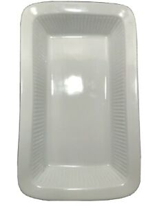 【送料無料】キッチン用品・食器・調理器具・陶器　ダンスクビストロインターナショナルデザインホワイトリブベーキングディッシュDansk Bistro International Designs 12 5/8 x 7 3/8 White Ribbed Baking Dish!!(3)