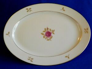 【送料無料】キッチン用品・食器・調理器具・陶器　レノックス中国ロドーラプラッタLENOX CHINA - RHODORA -　PLATTER - 13.5 x 10