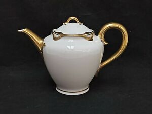 ̵ۥåʡĴƫ?ϥӥɡ⡼塦ե󥹡饤С˥С꡼ƥݥåȥå? Haviland Limoges France Schleiger 19 SILVER ANNIVERSARY Teapot 3 Cup