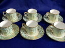 hokushin㤨̵֡ۥåʡĴƫ륯饦ӡ졼ƻߥҡåץ**NEW** Royal Crown Derby 'Darley Abbey' 6 x Coffee Cups & SaucersפβǤʤ128,980ߤˤʤޤ