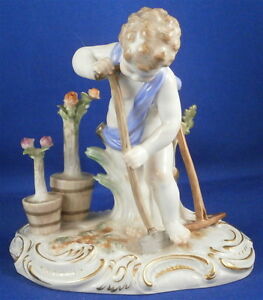 ̵ۥåʡĴƫơޥ󼧴ǥʡե奢ݥ를ե륲ȥʡVintage Meissen Porcelain Rose Gardener Figurine Figure Porzellan Figur G?rtner