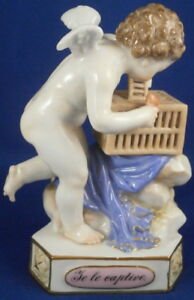 ̵ۥåʡĴƫƥޥ󼧴﹩ץե奢ݡեAntique 19thC Meissen Porcelain Devisenkind Figurine Figure Porzellan Figur