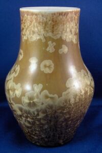 ̵ۥåʡĴƫ̡ޥ󼧴η뾽ӥݥ를󡦥桼󥹥ƥRare Art Nouveau Meissen Porcelain Crystalline Glaze Vase Porzellan Jugendstil