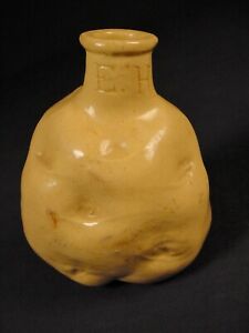 hokushin㤨̵֡ۥåʡĴƫʥƥǯ̾ݥƥȥե饹ߥEXTREMELY RARE SMALL ANTIQUE 1800s SIGNED POTATO FLASK YELLOW WARE MINTפβǤʤ175,980ߤˤʤޤ