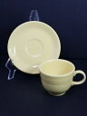 【送料無料】キッチン用品・食器・調理器具・陶器 フィエスタホーマーラフリンチャイナコーヒーティーカップソーサーイエローヒマワリフィレスタウェアFiesta Homer Laughlin China Coffee Tea Cup & Saucer Yellow Sunflower Fi
