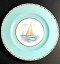 ̵ۥåʡĴƫ֥ꥫåסס֥ڥɥ饴ץåȹҳץ졼ȥǥ󥯥饦ӡAmerica's Cup PENDRAGON Yacht Nautical Plate by WEJ Dean Crown Derby; 1940