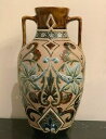【送料無料】キッチン用品・食器・調理器具・陶器　アンティークロイヤル・ドゥルトン・ランベス・エリザ・シムマンス大アールヌーボー花瓶Antique Royal Doulton Lambeth Eliza Simmance Large Art Nouveau Vase