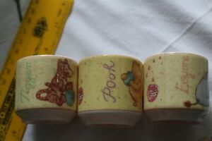 Royal DOULTON vintage Porcelain china 3 Egg cup Winnie The Pooh, Eyeore &amp; Tiggerロイヤル・ドゥルトンヴィンテージ磁器エッグカップくまのプーさん、アイオーレティガー※注意※NYからの配送になりますので2週間前後お時間をいただきます。人気の商品は在庫が無い場合がございます。ご了承くださいませ。サイズの種類の商品は購入時の備考欄にご希望のサイズをご記載ください。　携帯メールでの登録ですと楽天からのメールが届かない場合がございます。