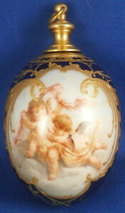 Art Nouveau KPM Berlin Porcelain Scenic Perfume Bottle Egg Porzellan Flacon Eiアールヌーボーベルリン磁器風光明媚な香水ボトルエッグポルゼランフラコンエイ※注意※NYからの配送になりますので2週間前後お時間をいただきます。人気の商品は在庫が無い場合がございます。ご了承くださいませ。サイズの種類の商品は購入時の備考欄にご希望のサイズをご記載ください。　携帯メールでの登録ですと楽天からのメールが届かない場合がございます。