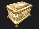 ̵ۥåʡĴƫ쥢ʥݥǥƼ­­ФȶȢRARE & STUNNING CAPODIMONTE PORCELAIN PAW FOOTED JEWELRY TRINKET BOX CIRCA 1744