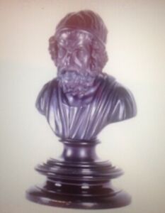 【送料無料】キッチン用品・食器・調理器具・陶器　ギリシャの詩人ホーマーの非常にまれな世紀のウェジウッド玄武岩バストExtremely Rare 19th Century Wedgwood Basalt Bust Of Greek Poet Homer - VGC