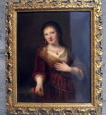 【送料無料】キッチン用品・食器・調理器具・陶器　レンブラントの妻の肖像画を描く磁器のプラーク年代の古いマスターKPM porcelain plaque 1850s Old Masters painting portrait of Rembrandt's Wife