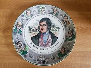 【送料無料】キッチン用品・食器・調理器具・陶器 ロイヤル・ドートン・ロバート・バーンズプレート、グレートコンディションRoyal Doulton Robert Burns Plate, Great Condition