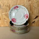 【送料無料】キッチン用品・食器・調理器具・陶器 アンティークロイヤルクラウンダービーピンクカーネーションフラワーティーソーサー7 Antique Royal C...