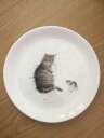 Wrendale Royal Worcester Coupe Plate, ‘Cat &amp; Mouse, Brand Newレンデールロイヤルウスタークーペプレート、猫とマウス、ブランド新※注意※NYからの配送になりますので2週間前後お時間をいただきます。人気の商品は在庫が無い場合がございます。ご了承くださいませ。サイズの種類の商品は購入時の備考欄にご希望のサイズをご記載ください。　携帯メールでの登録ですと楽天からのメールが届かない場合がございます。