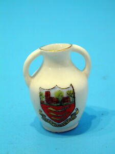 ̵ۥåʡĴƫѹ񥯥쥹ƥåĤμ갷ӥ륵ॹȥBritish Crested China Two Handled vase - Walthamstow