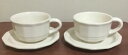 【送料無料】キッチン用品・食器・調理器具・陶器 プファルツグラフヘリテージホワイトコーヒー紅茶スープマグカップソーサーセットPfaltzgraff Heritage White 2 Coffee/Tea/Soup/Mug/Cup & Saucer Sets(3)