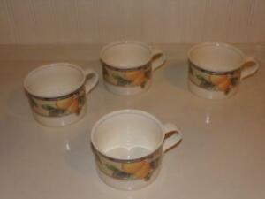 【送料無料】キッチン用品・食器・調理器具・陶器　ミカサガーデンハーベストコーヒーカップ合計Mikasa GARDEN HARVEST Coffee Cups 6 Total