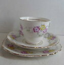 yzLb`piEHEE@Be[WRN[t[풆gIJbv\[T[v[gVINTAGE COLCLOUGH FLORAL PORCELAIN CHINA TRIO CUP SAUCER PLATE