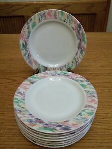 キッチン用品・食器・調理器具・陶器　ヴィトロマスターストーンウェアインプレッションランチプレートセットVitromaster Stoneware Impression Lunch Plates ~ Set of 8
