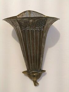 hokushin㤨̵֡ۥåʡĴƫơƥϥޡ᥿֥åɥݥåȥȥڥåȥ塼åץVintage Antique Hammered Metal & Bread Wall Pocket Trumpet Tulip ShapeפβǤʤ16,980ߤˤʤޤ
