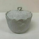 【送料無料】キッチン用品・食器・調理器具・陶器　フォルステンベルクホワイト磁器ガラス張りの葉は、ボウルディッシュボックスドイツ語を飾りましたForstenberg White Porcelain Glazed leaf decorated Bowl Dish Box German