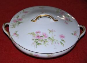 【送料無料】キッチン用品・食器・調理器具・陶器　ハビランドリモージュカバーベジタブルディッシュボウルアンティーク年頃Haviland Limoges Covered Vegetable Dish / Bowl - Antique - Circa 1900