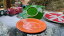 ̵ۥåʡĴƫץ졼Ȥߤ󥪥󥸥˥塼ۡޡեեLUNCHEON lunch PLATE tangerine orange NEW HOMER LAUGHLIN FIESTA ware 9 new