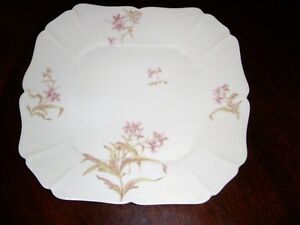 ̵ۥåʡĴƫƥեɥϥӥɥ⡼她ץ졼ANTIQUE CH. FIELD HAVILAND LIMOGES SQUARE CAKE PLATE 9 1/4