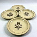 【送料無料】キッチン用品・食器・調理器具・陶器 ヴィンテージプファルツグラフ村ランチョンプレートのセットSet of 4 Vintage Pfaltzgraff Village Luncheon Plates 8.5(3)