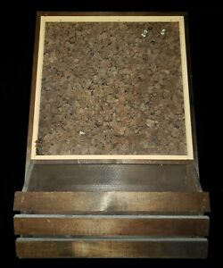 【送料無料】キッチン用品・食器・調理器具・陶器　ダークウッドメッセージコークボードデスクノートレ..