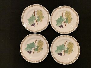 ̵ۥåʡĴƫΥ꡼륪㡼ɥѥȥХץ졼ȤΥåNORITAKE ROYAL ORCHARD - Set of 4 Bread and Butter Plates 6 4/4