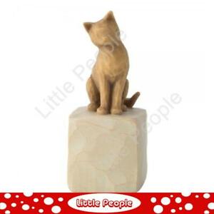 【送料無料】キッチン用品・食器・調理器具・陶器　ウィローツリーフィギュア愛私の猫光収集可能な贈り物Willow Tree - Figurine Love My Cat (Light) Collectable Gift