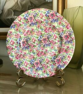 Vintage Royal Winton Grimwades SUNSHINE Chintz Round 10 Dinner Plate ヴィンテージロイヤルウィントングリムウェイドサンシャインチンツラウンドディナープレート※注意※NYからの配送になりますので2週間前後お時間をいただきます。人気の商品は在庫が無い場合がございます。ご了承くださいませ。サイズの種類の商品は購入時の備考欄にご希望のサイズをご記載ください。　携帯メールでの登録ですと楽天からのメールが届かない場合がございます。