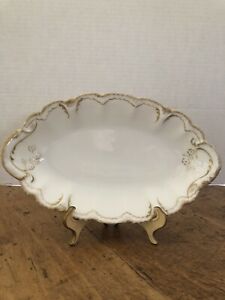 ̵ۥåʡĴƫơɥϥӥɥ⡼ե󥹼索Хå奵ӥ󥰥ǥåVintage Theodore Haviland Limoges France Porcelain Oval Relish Serving Dish